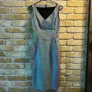 Micheal Kors Blue/White Gingham Dress